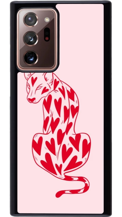 Samsung Galaxy Note 20 Ultra Case Hülle - Leopard with hearts 2026