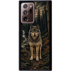 Coque Samsung Galaxy Note 20 Ultra - Linocut Loup