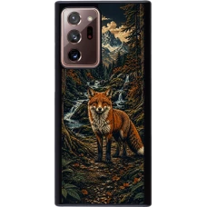 Coque Samsung Galaxy Note 20 Ultra - Linocut Renard