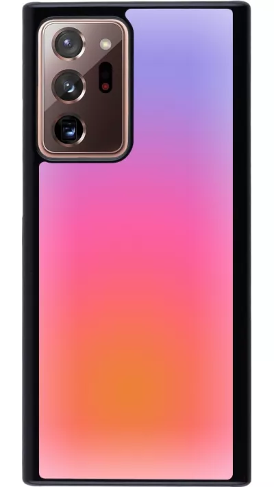 Samsung Galaxy Note 20 Ultra Case Hülle - Orange Pink Blue Gradient