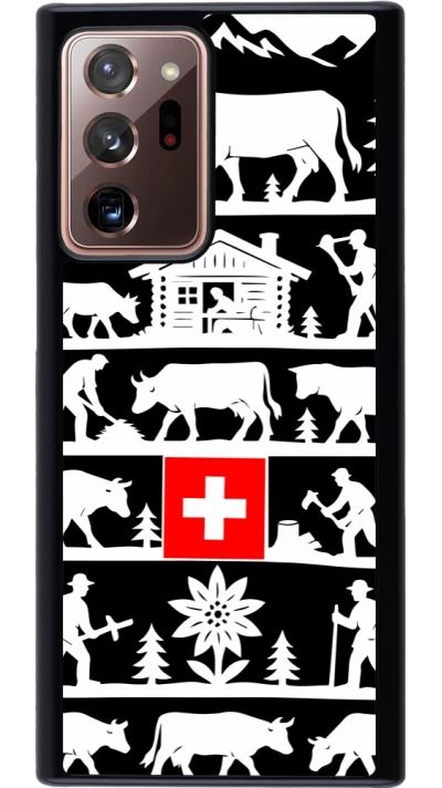 Coque Samsung Galaxy Note 20 Ultra - Poya Suisse 1 noir