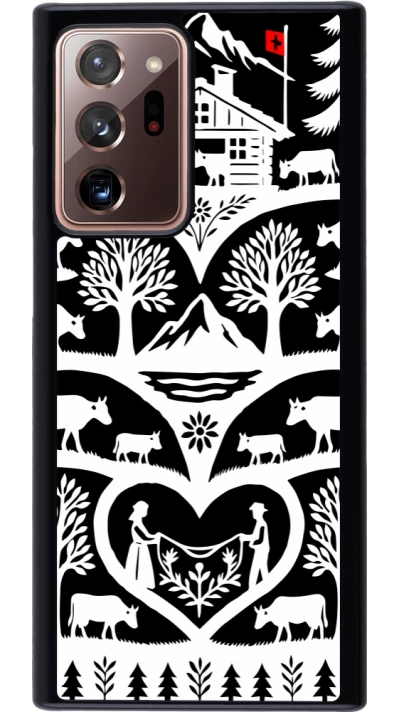 Coque Samsung Galaxy Note 20 Ultra - Poya Suisse 2 noir