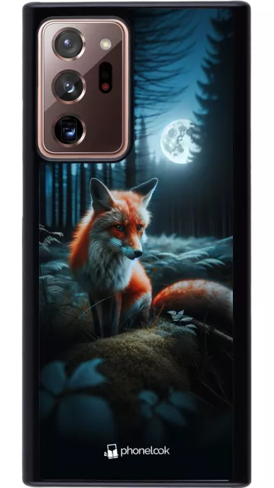 Coque Samsung Galaxy Note 20 Ultra - Renard lune forêt