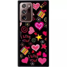 Samsung Galaxy Note 20 Ultra Case Hülle - Valentine 2023 love symbols
