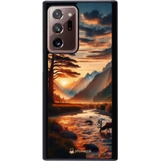 Samsung Galaxy Note 20 Ultra Case Hülle - Tal Sonnenuntergang Hirsch Baum