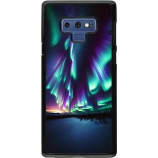Samsung Galaxy Note9 Case Hülle - Funkelndes Nordlicht