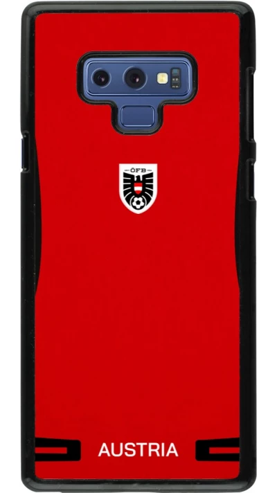 Samsung Galaxy Note9 Case Hülle - O?sterreich 2026 personalisierbares Fussballtrikot