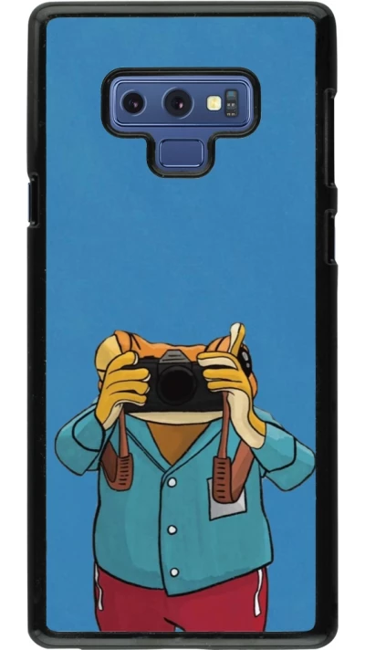 Samsung Galaxy Note9 Case Hülle - Frog with camera DTMF