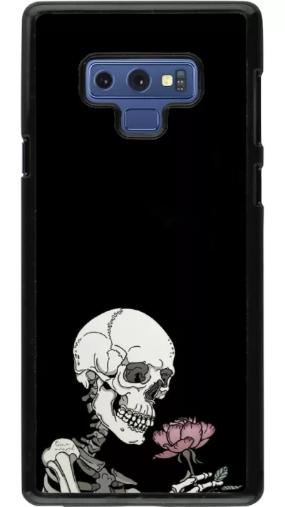Coque Samsung Galaxy Note9 - Halloween 2023 rose and skeleton