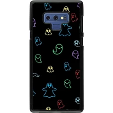 Samsung Galaxy Note9 Case Hülle - Halloween 2024 colorful ghosts