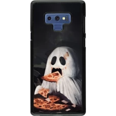 Samsung Galaxy Note9 Case Hülle - Halloween 2026 Ghost eating pizza