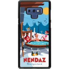 Samsung Galaxy Note9 Case Hülle - Nendaz Mountain Jacuzzi