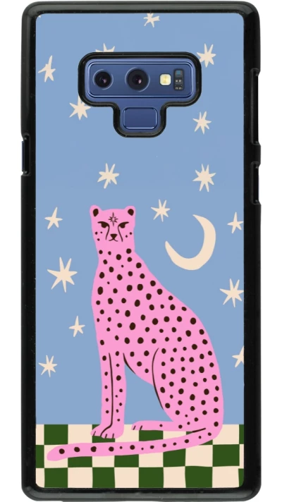 Coque Samsung Galaxy Note9 - Pink leopard with stars 2026