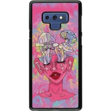 Samsung Galaxy Note9 Case Hülle - Psychedelic pink mushroom