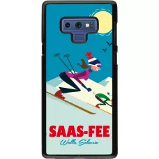 Samsung Galaxy Note9 Case Hülle - Saas-Fee Ski Downhill