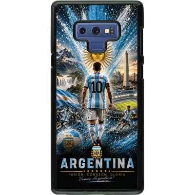 Coque Samsung Galaxy Note9 - Football Argentine splash 2026