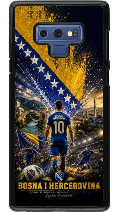 Samsung Galaxy Note9 Case Hülle - Fussball Bosnien und Herzegowina splash 2026