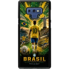 Samsung Galaxy Note9 Case Hülle - Fussball Brasilien splash 2026