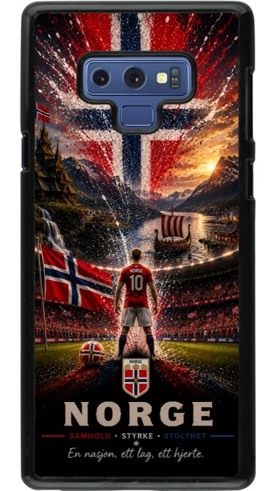 Samsung Galaxy Note9 Case Hülle - Fussball Norwegen splash 2026
