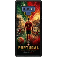 Samsung Galaxy Note9 Case Hülle - Fussball Portugal splash 2026