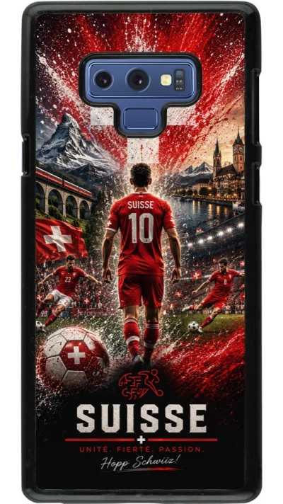Samsung Galaxy Note9 Case Hülle - Fussball Suisse splash 2026