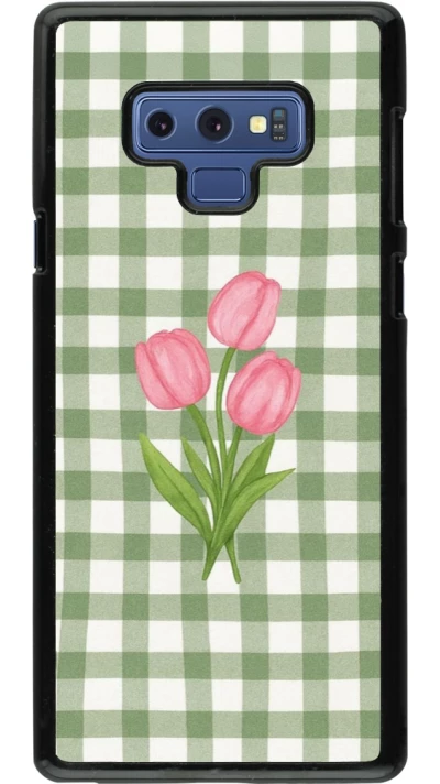 Samsung Galaxy Note9 Case Hülle - Green vichy tulips Spring 2026