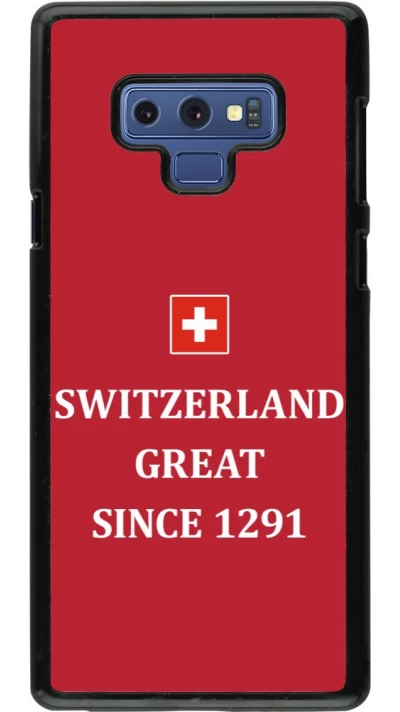 Coque Samsung Galaxy Note9 - Switzerland Great Since 1291