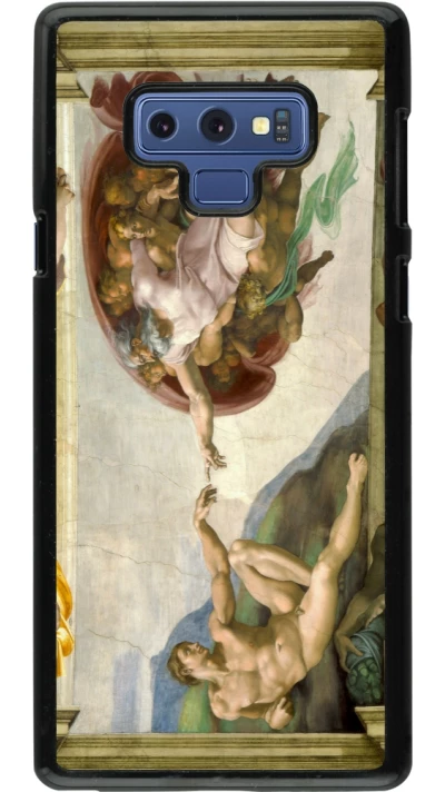 Coque Samsung Galaxy Note9 - Tableau art - La Création d’Adam - Michel-Ange