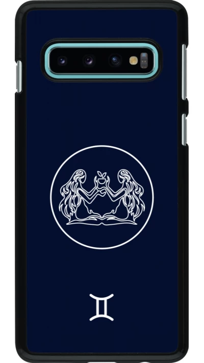 Samsung Galaxy S10 Case Hülle - Astrologie Zwillinge