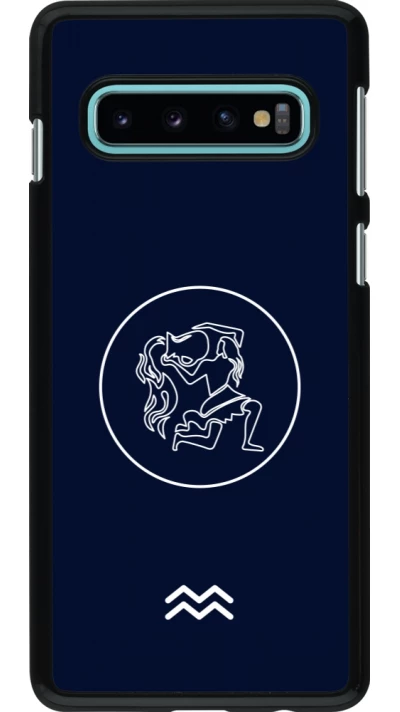 Samsung Galaxy S10 Case Hülle - Astrologie Wassermann