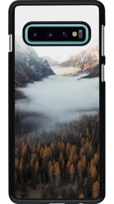 Samsung Galaxy S10 Case Hülle - Autumn 22 forest lanscape