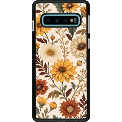 Samsung Galaxy S10 Case Hülle - Autumn 25 Flower pattern