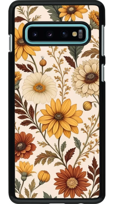 Samsung Galaxy S10 Case Hülle - Autumn 25 Flower pattern