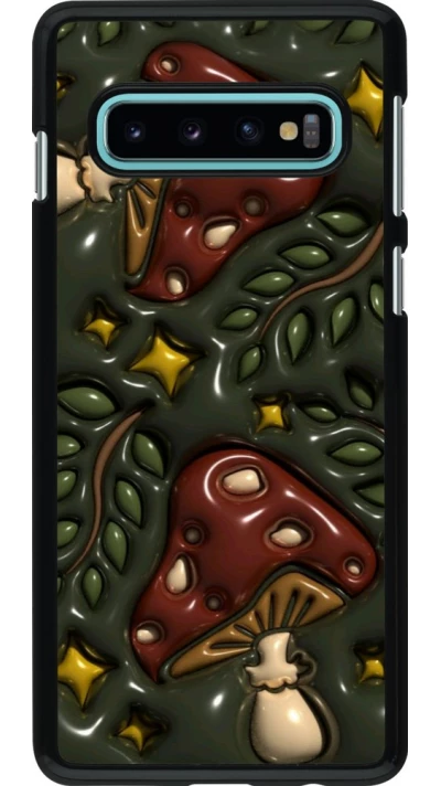 Coque Samsung Galaxy S10 - Autumn 26 3D mushrooms