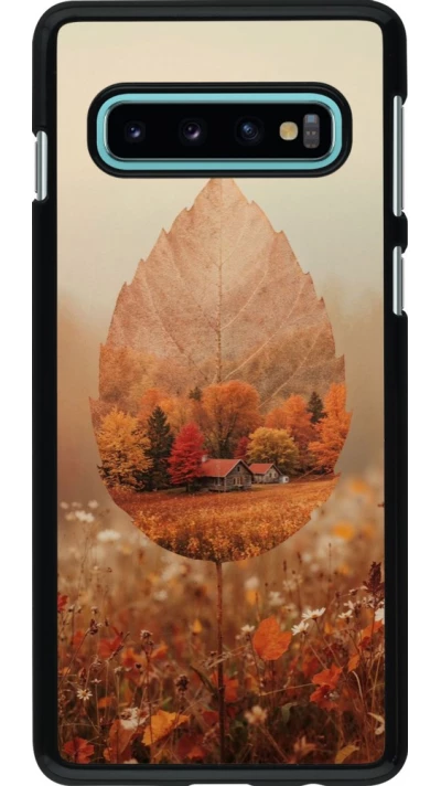 Coque Samsung Galaxy S10 - Autumn 26 Autumn leaf