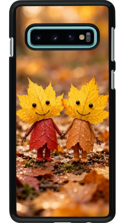 Coque Samsung Galaxy S10 - Autumn 26 Couple of leaves