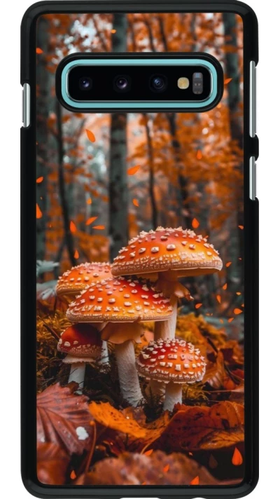 Coque Samsung Galaxy S10 - Autumn 26 Mushrooms in the woods