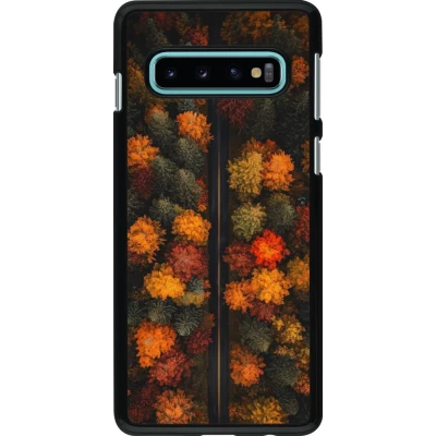 Coque Samsung Galaxy S10 - Autumn 26 Road in autumn