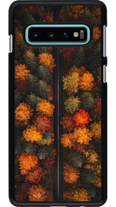 Coque Samsung Galaxy S10 - Autumn 26 Road in autumn
