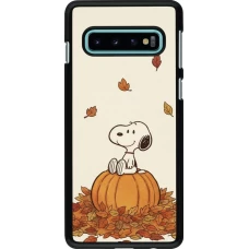 Samsung Galaxy S10 Case Hülle - Autumn 26 Snoopy autumn