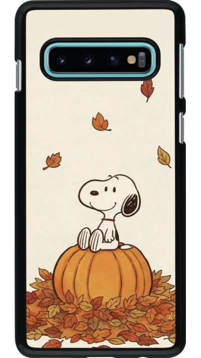 Coque Samsung Galaxy S10 - Autumn 26 Snoopy autumn