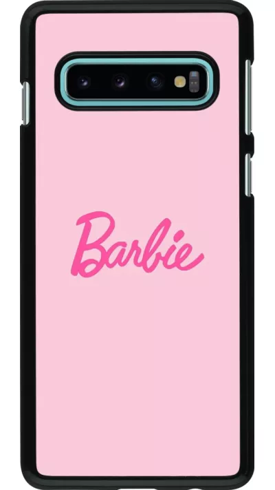 Samsung Galaxy S10 Case Hülle - Barbie Text