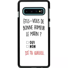 Hülle Samsung Galaxy S10 - Bonne humeur matin