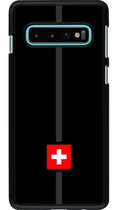 Samsung Galaxy S10 Case Hülle - Kanton CH schwarz