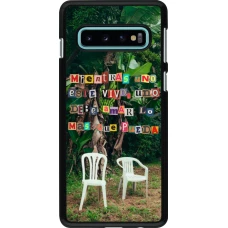 Samsung Galaxy S10 Case Hülle - Chairs DTMF