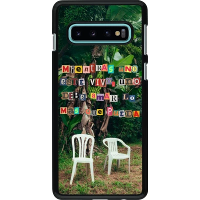 Samsung Galaxy S10 Case Hülle - Chairs DTMF