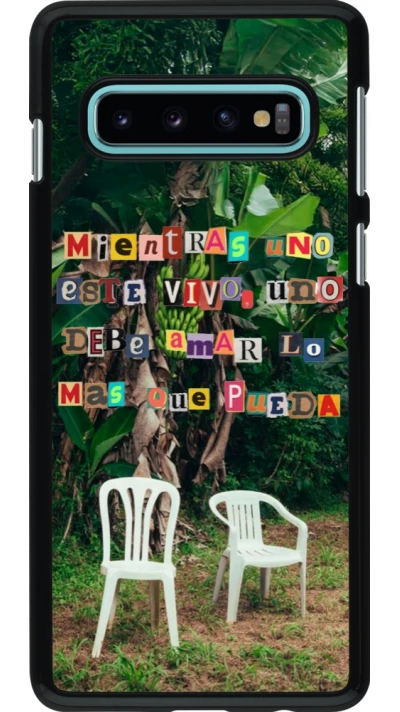 Samsung Galaxy S10 Case Hülle - Chairs DTMF