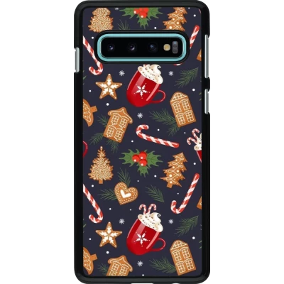 Coque Samsung Galaxy S10 - Christmas 25 Pattern Gingerbread House