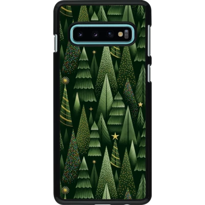 Coque Samsung Galaxy S10 - Christmas 25 Pattern Xmas Tree