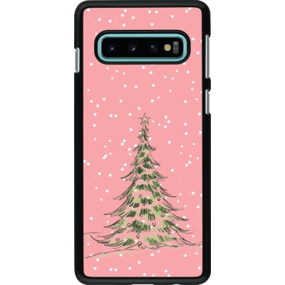 Coque Samsung Galaxy S10 - Christmas 25 Pink Tree